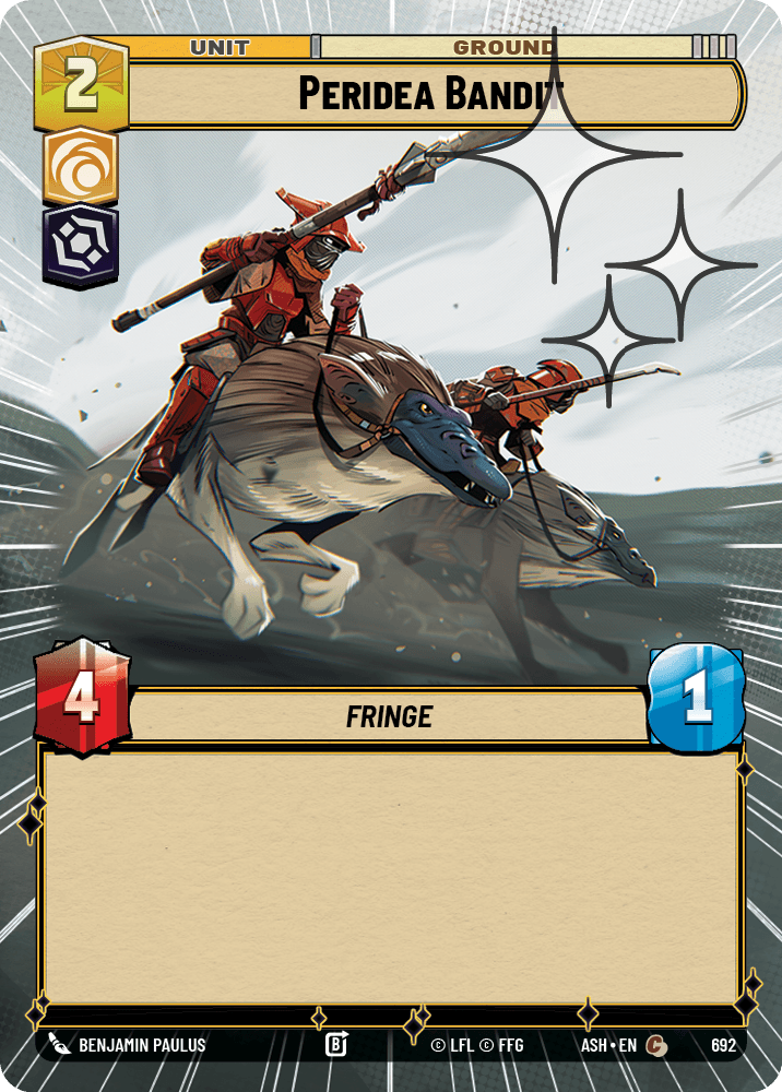 【ASH692/EN】Peridea Bandit (Hyperspace/Foil)