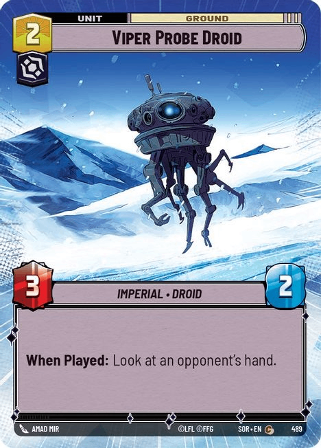 【傷あり特価】【SOR489/EN】Viper Probe Droid (HYPERSPACE)
