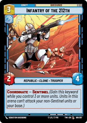 【傷あり特価】【TWI061/EN】Infantry of the 212th(FOIL)