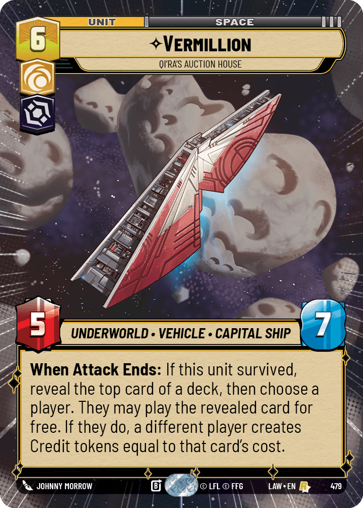 【LAW479/EN】Vermillion - Qi'ra's Auction House (Hyperspace)