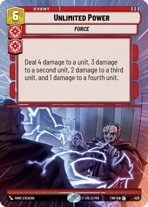 【傷あり特価】【TWI423/EN】Unlimited Power(HYPERSPACE)