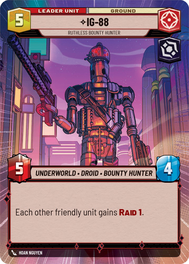 【傷あり特価】【SOR278/EN】IG-88 - Ruthless Bounty Hunter (HYPERSPACE)