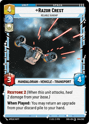 【傷あり特価】【SHD044/EN】Razor Crest - Reliable Gunship