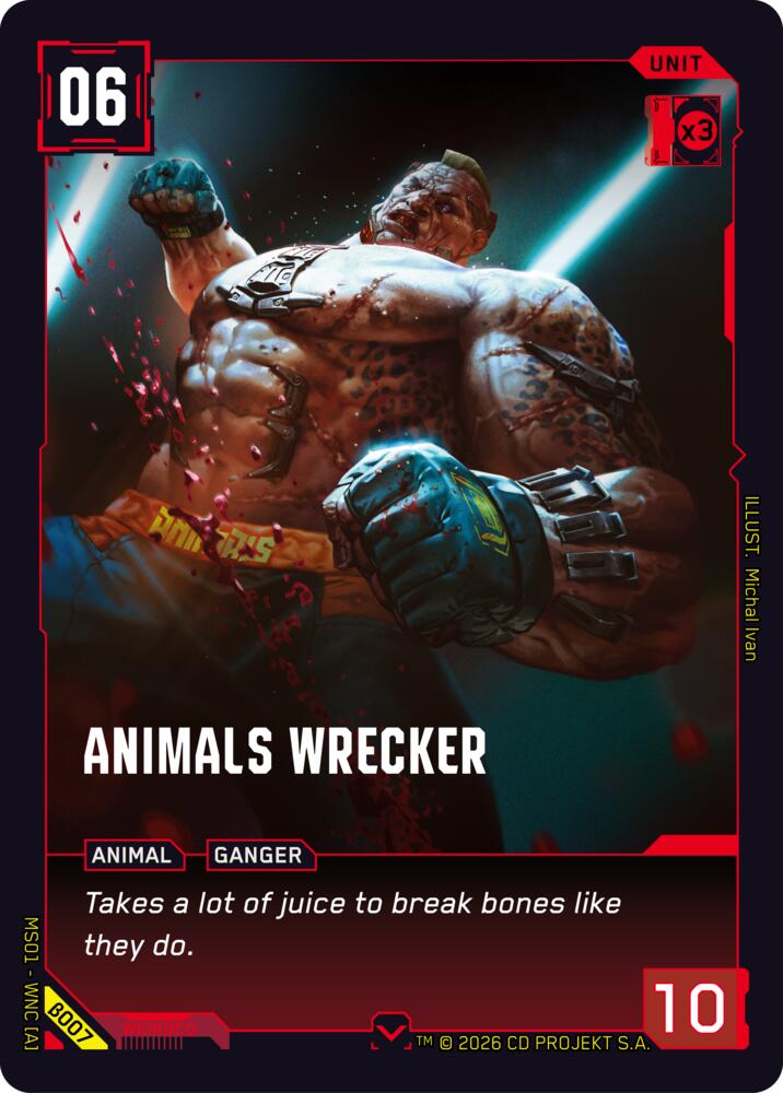 【WNCBβ007/EN】Animals Wrecker