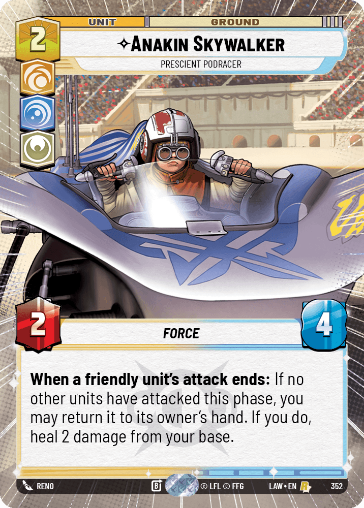 【LAW352/EN】Anakin Skywalker - Prescient Podracer (Hyperspace)