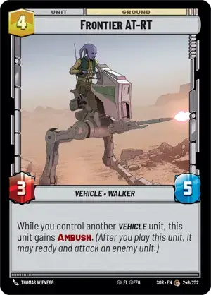 【傷あり特価】【SOR249/EN】Frontier AT-RT(FOIL)