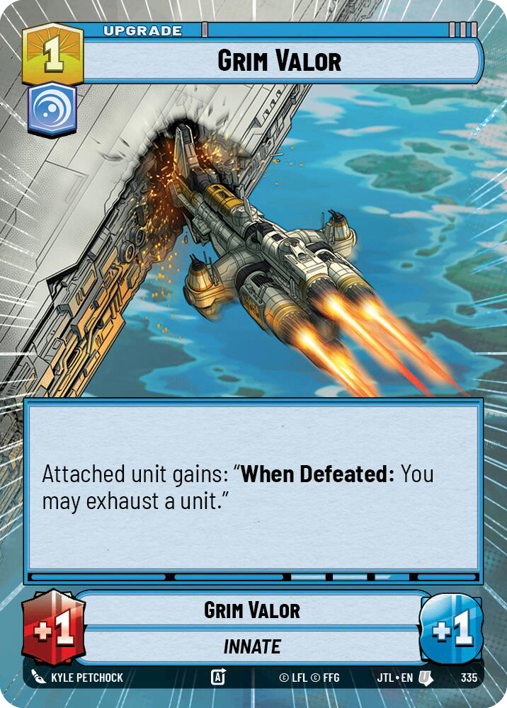 【JTL807/EN】Grim Valor (HYPERSPACE/FOIL)