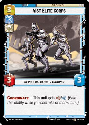 【傷あり特価】【TWI045/EN】41st Elite Corps