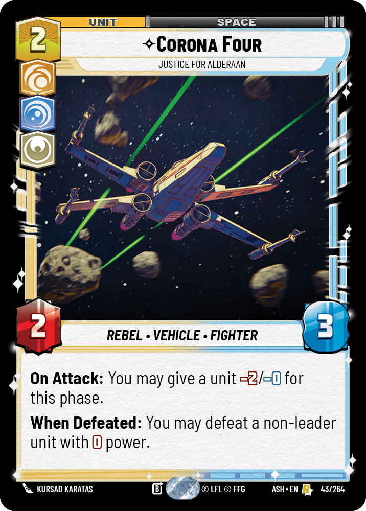 【ASH043/EN】Corona Four - Justice for Alderaan