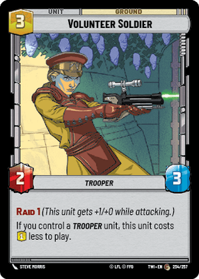 【傷あり特価】【TWI254/EN】Volunteer Soldier
