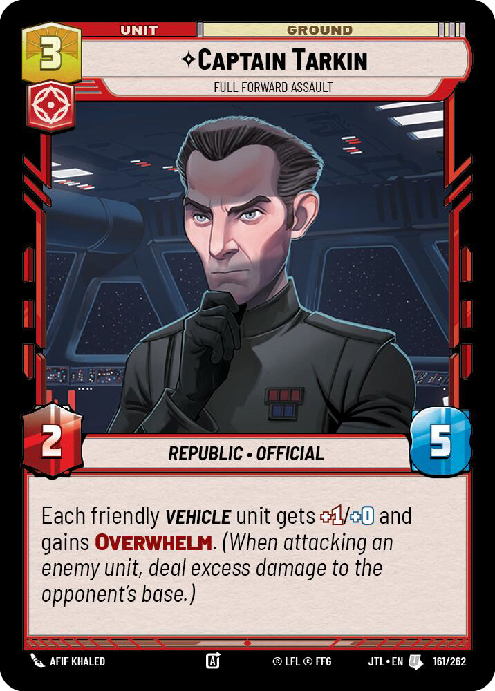 【JTL659/EN】Captain Tarkin - Full Forward Assault(Foil)