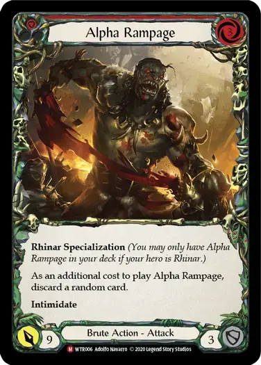 【U-WTR006/EN】Alpha Rampage