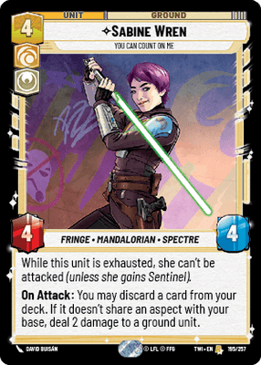 【傷あり特価】【TWI195/EN】Sabine Wren - You Can Count On Me
