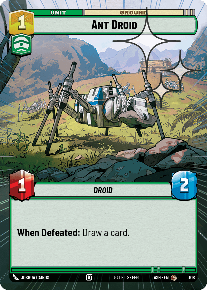 【ASH618/EN】Ant Droid (Hyperspace/Foil)