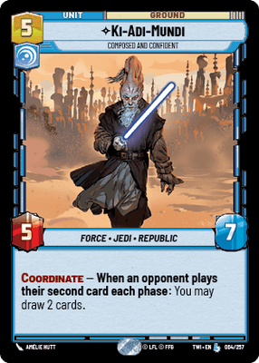 【TWI064/EN】Ki-Adi-Mundi - Composed and Confident