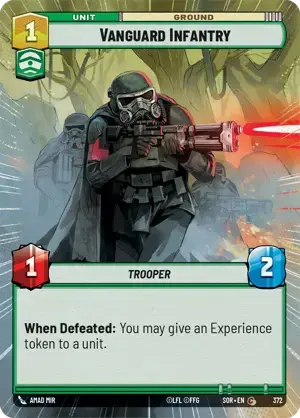 【傷あり特価】【SOR372/EN】Vanguard Infantry (HYPERSPACE)