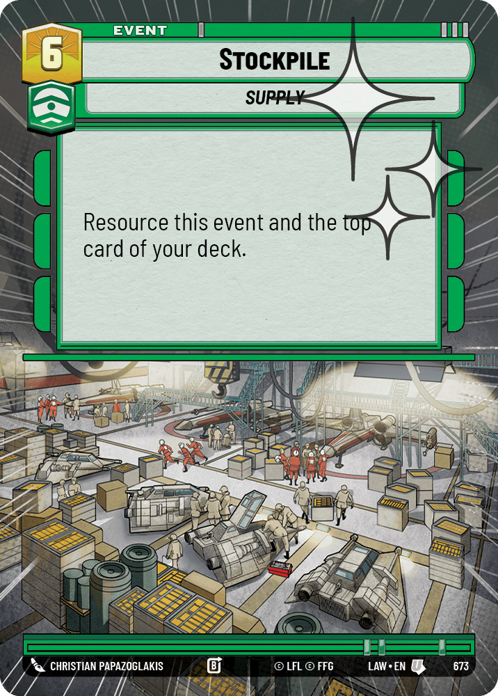 【LAW673/EN】Stockpile (Hyperspace/Foil)