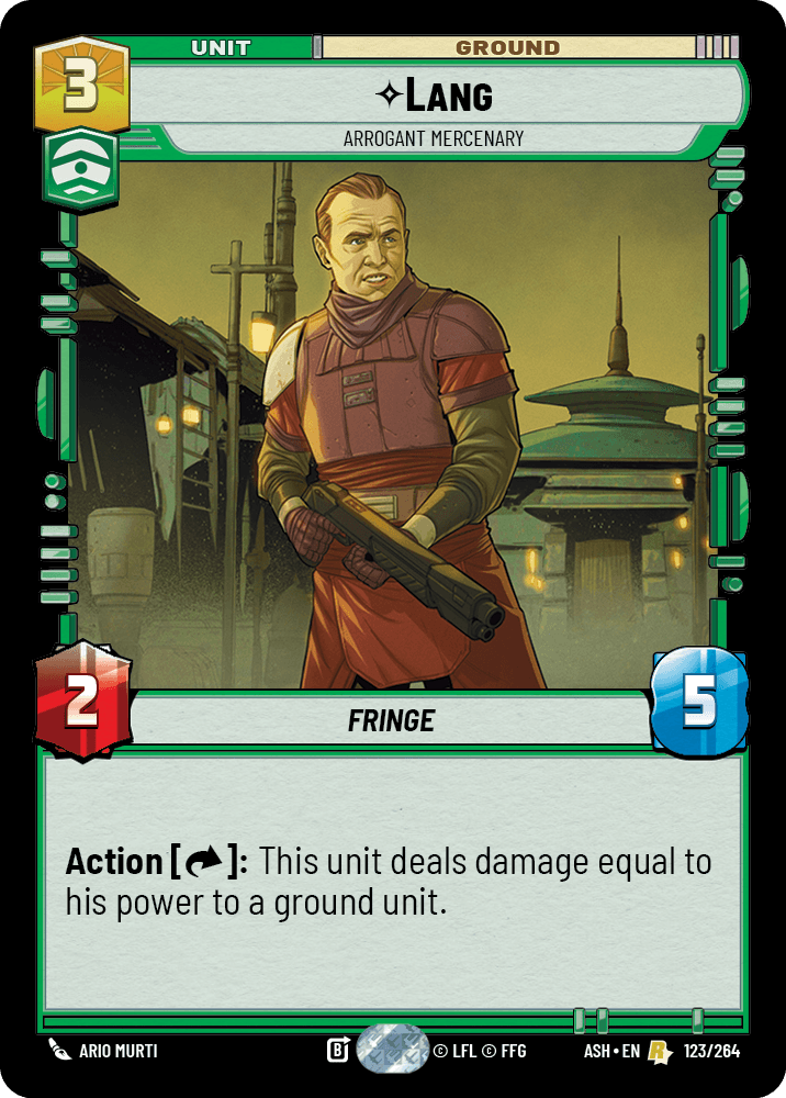 【ASH123/EN】Lang - Arrogant Mercenary