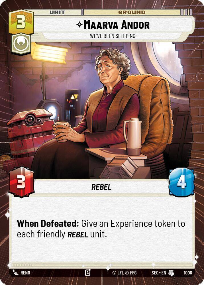 【SEC1008/EN】Maarva Andor - We've Been Sleeping (Hyperspace/Foil)