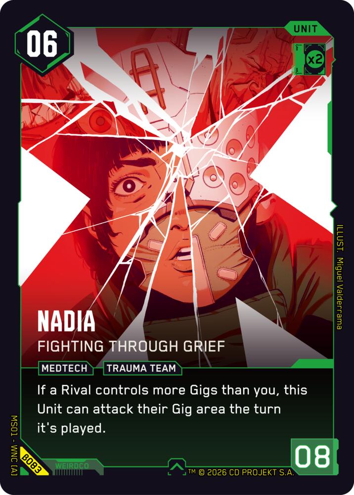 【WNCBβ083/EN】Nadia: Fighting Through Grief