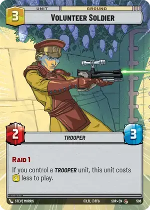 【SOR506/EN】Volunteer Soldier (HYPERSPACE)