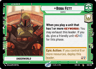 【傷あり特価】【SHD008/EN】Boba Fett - Daimyo