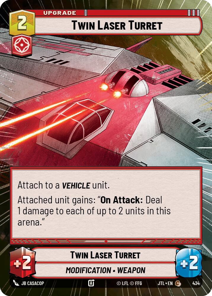 【JTL906/EN】Twin Laser Turret (HYPERSPACE/FOIL)