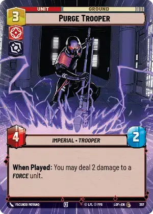 【LOF873/EN】Purge Trooper(Hyperspace/Foil)