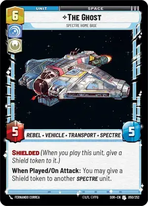 【傷あり特価】【SOR050/EN】The Ghost - Spectre Home Base(FOIL)