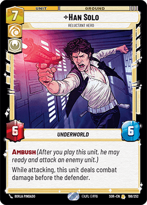 【傷あり特価】【SOR198/EN】Han Solo - Reluctant Hero