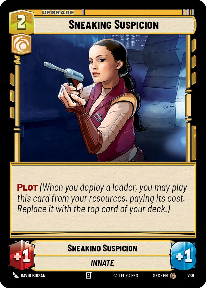 【SEC0736/EN】Sneaking Suspicion (Foil)
