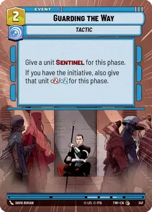 【傷あり特価】【TWI347/EN】Guarding the Way(HYPERSPACE/FOIL)