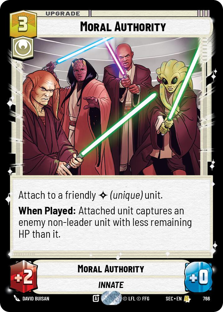【SEC0766/EN】Moral Authority (Foil)