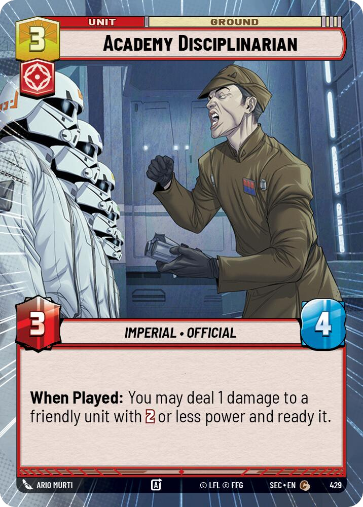 【SEC0429/EN】Academy Disciplinarian (Hyperspace)