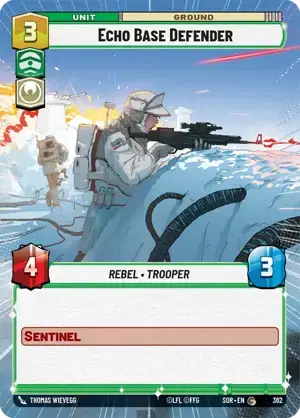 【傷あり特価】【SOR362/EN】Echo Base Defender (HYPERSPACE)