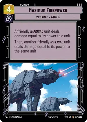 【傷あり特価】【SOR234/EN】Maximum Firepower(FOIL)