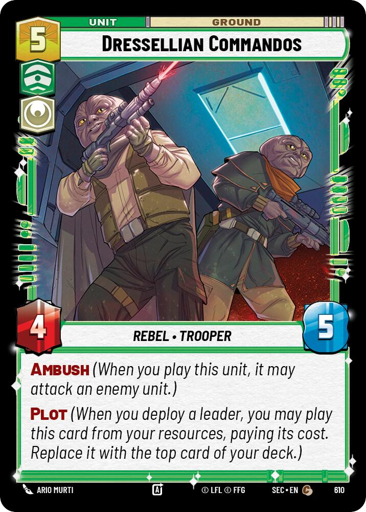 【SEC0610/EN】Dressellian Commandos (Foil)