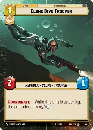 【傷あり特価】【TWI470/EN】Clone Dive Trooper(HYPERSPACE)