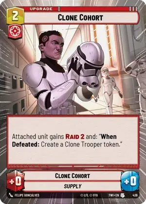 【傷あり特価】【TWI436/EN】Clone Cohort(HYPERSPACE)