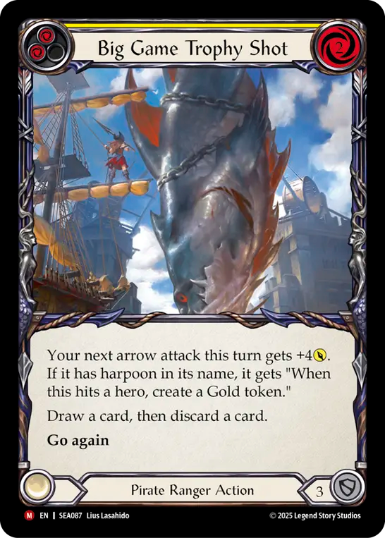 【SEA087/EN】Big Game Trophy Shot/大物獲りの一撃