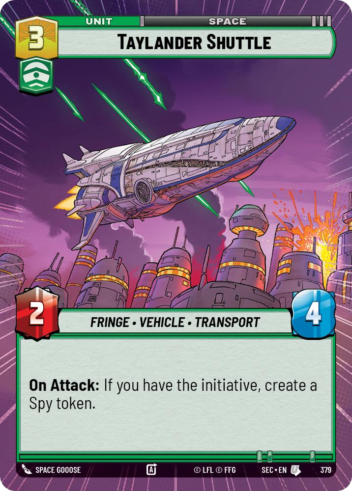 【SEC0379/EN】Taylander Shuttle (Hyperspace)