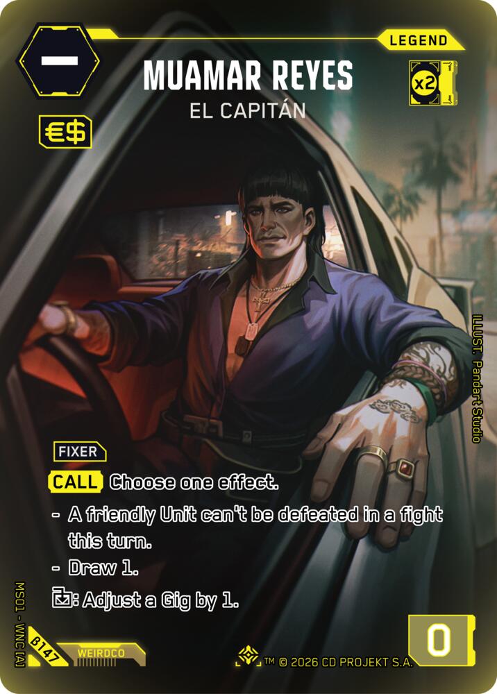【WNCBβ147/EN】Muamar Reyes: El Capitán(ICONIC)
