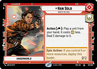 【傷あり特価】【SHD013/EN】Han Solo - Worth the Risk