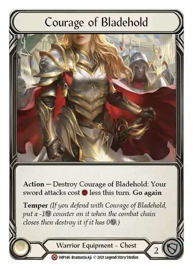 【傷あり特価】【1HP146/EN】Courage of Bladehold