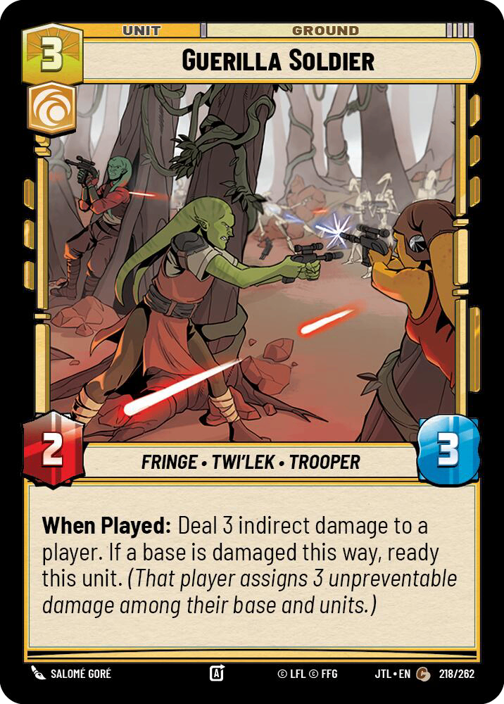 【JTL716/EN】Guerilla Soldier(Foil)