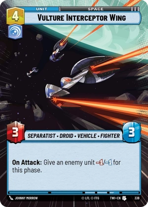 【傷あり特価】【TWI336/EN】Vulture Interceptor Wing(HYPERSPACE)