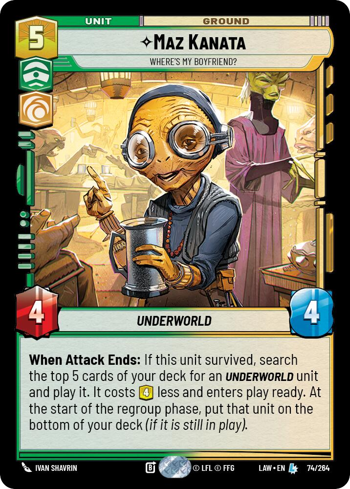 【LAW074/EN】Maz Kanata - Where's My Boyfriend?