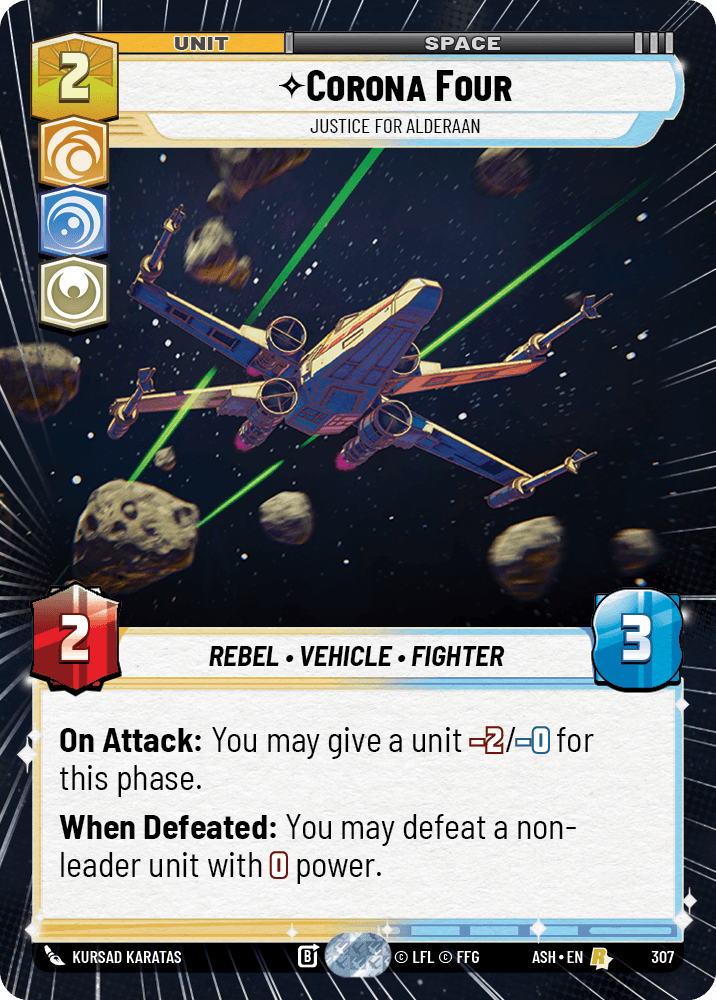 【ASH307/EN】Corona Four - Justice for Alderaan (Hyperspace)