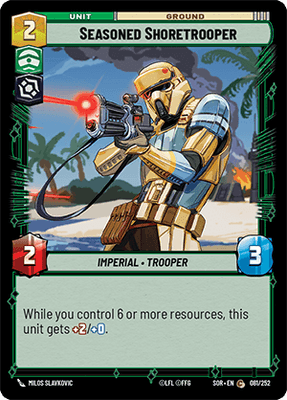 【傷あり特価】【SOR081/EN】Seasoned Shoretrooper