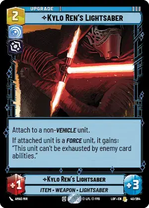 【LOF040/EN】Kylo Ren's Lightsaber